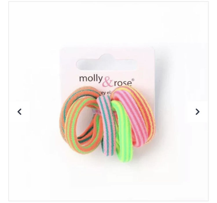 Picture of 7811 / 8115 JERSEY PONIOS - NEON STRIPED CARD OF 6 6MM THICK